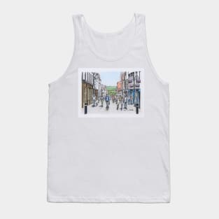 Abbeygate Street Bury St.Edmunds Painting Tank Top